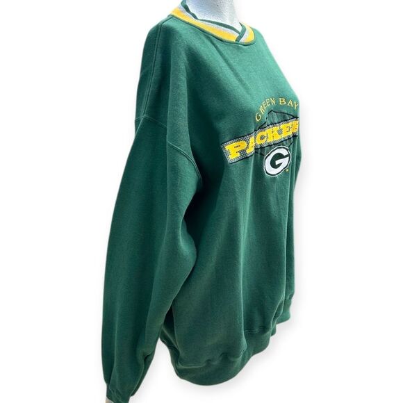Vintage Starter Green Bay Packers Crewneck Sweater XLarge - Picture 4 of 15